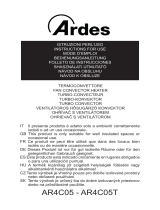 Ardes AR4C05 Fan Convector Heater Benutzerhandbuch
