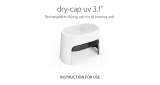 flow med flow-med Dry-Cap UV 3.1 Rechargeable Drying Cap for All Hearing Aids Benutzerhandbuch
