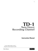 Millennia TD-1 Benutzerhandbuch