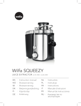 Wilfa JU1S-400, JU2S-800 SQUEEZY Juice Extractor Benutzerhandbuch