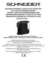 Schneider SCESC2206 Multicaps Espresso Maker Benutzerhandbuch