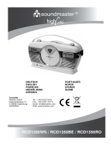 Soundmaster RCD1350WS Benutzerhandbuch