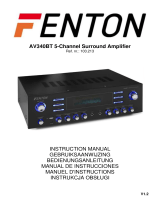 Fenton AV340BT Benutzerhandbuch