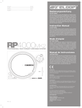 Reloop RP-4000-MK2 Benutzerhandbuch