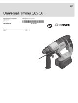 Bosch Universal Hammer 18V-16 Benutzerhandbuch