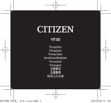 Citizen YF30 Benutzerhandbuch