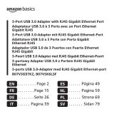 Amazon Basics B07V3G97KZ Benutzerhandbuch