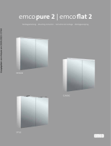 EMCO ure 2 Surface Mounted Illuminated Mirror Cabinet Benutzerhandbuch