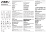 Videx VLE-ERC-72W Benutzerhandbuch
