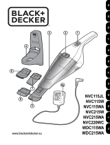 BLACK DECKER C115WA Handheld Vacuum Cleaner Benutzerhandbuch