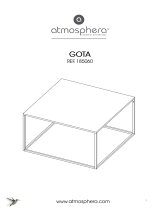 atmosphera Gota Living Room Coffee Table Benutzerhandbuch