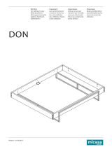 Micasa DON Bedroom Furniture Benutzerhandbuch