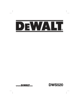 DeWalt DWS520KT Bedienungsanleitung