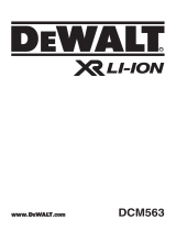 DEWALT XR DCM563 Benutzerhandbuch
