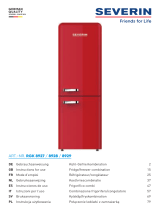 SEVERIN RGK-8927 Fridge freezer combination Bedienungsanleitung