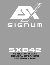ESX SXB42 Bedienungsanleitung