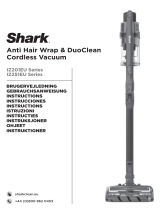 Shark IZ201EU, IZ251EU Series Anti Hair Wrap and DuoClean Cordless Vacuum Bedienungsanleitung