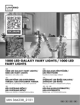 LIVARNO 1000 LED Galaxy Fairly Lights 1000 LED Fairy Lights Bedienungsanleitung