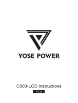 YOSE POWER C500-LCD Bedienungsanleitung