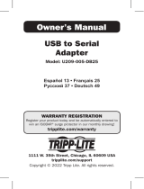 Tripp Lite TRIPP-LITE U209-005-DB25 USB to Serial Adapter Cable Bedienungsanleitung