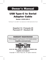 Tripp Lite TRIPP-LITE U209-005-C USB Type C to Serial Adapter Cable Bedienungsanleitung