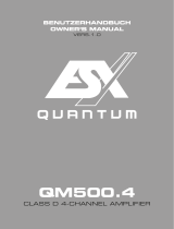 ESX QM500.4 Bedienungsanleitung