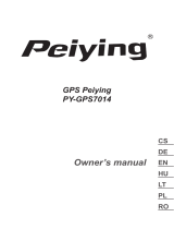 Peiying PY-GPS7014 GPS Navigation Alien Bedienungsanleitung