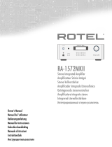 Rotel RA-1572MKII Stereo Integrated Amplifier Bedienungsanleitung