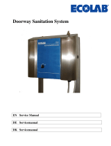 Ecolab Doorway Sanitation System Bedienungsanleitung