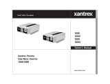 Xantrex Prosine 1000 Bedienungsanleitung