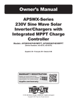 Tripp Lite APSWX-Series Solar Sinewave Inverter Charger Bedienungsanleitung