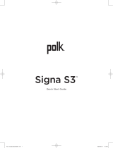 Polk Audio Signa S3 Schnellstartanleitung