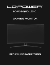 LC-Power LC-M32-QHD-165-C Gaming Monitor Benutzerhandbuch