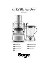 Sage BJB815/SJB815 3X Bluicer Pro Juicer/Blender Benutzerhandbuch
