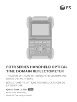 FS Fotr Series Handheld Optical Time Domain Reflectometer Benutzerhandbuch