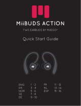 Miiego Miibuds Action TWS Earbuds Benutzerhandbuch