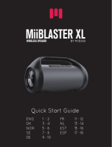 Miiego MiiBLASTER XL Benutzerhandbuch