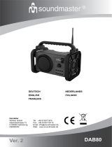 Soundmaster DAB80 Benutzerhandbuch