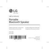 LG DXG7Q Series Portable Bluetooth Speaker Benutzerhandbuch