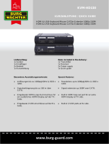 BURG WACHTER KVM-HD150 Benutzerhandbuch