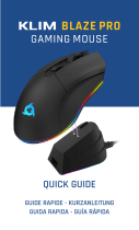 KLIM Blaze Pro Rechargeable Wireless Gaming Mouse Benutzerhandbuch