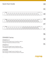 thomann MIDAS DN4800 Series Benutzerhandbuch