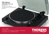 Thorens TD 101 A Benutzerhandbuch