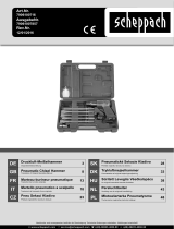 Scheppach Pneumatic Chisel Hammer 6.3 bar Benutzerhandbuch