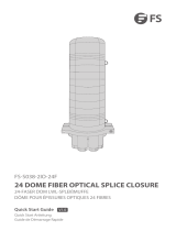 FSS038-2IO-24F 24 Dome Fiber Optical Splice Closure