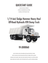 RC4WD 1/14 6×6 Sledge Hammer Heavy Haul Off-Road Hydraulic RTR Dump Truck Benutzerhandbuch