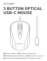 Macally UCTURBO 3 BUTTON OPTICAL USB-C MOUSE Benutzerhandbuch