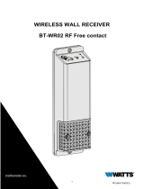 Watts BT-WR02 RF Wireless Wall Receiver Benutzerhandbuch