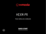 V-Moda v-moda HEXM-PR True Wireless Earbuds Benutzerhandbuch