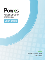POWXS PW-6754 4 Slots Universal lithium Battery Charger Benutzerhandbuch